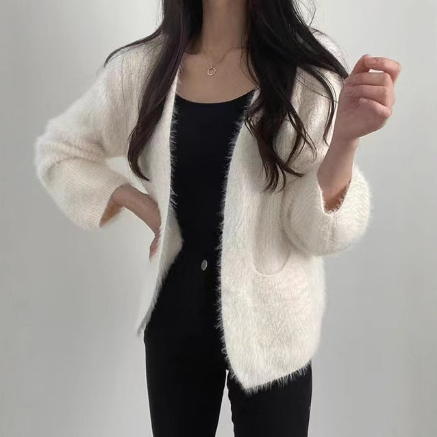 Damen Gemütliche und stilvolle Strickjacke Drune