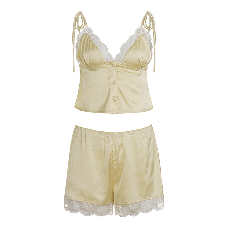 Damen Schlafanzug Set Drune