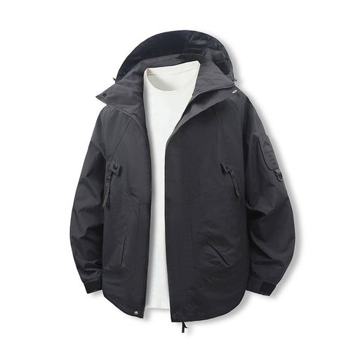 Damen technische Abenteuerjacke mit praktischen Taschen und verstellbarer Kapuze Drune