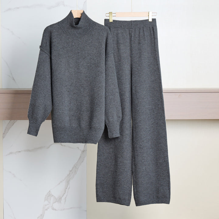 Damen Cozy Loungewear Set aus weichem Strick Drune
