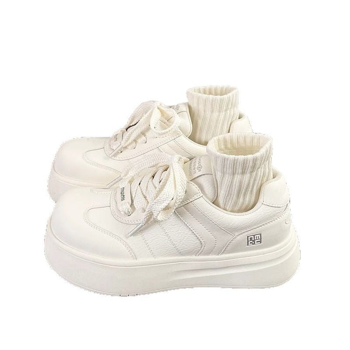Damen Komfortable Sneaker mit dicker Sohle und atmungsaktivem Obermaterial Drune