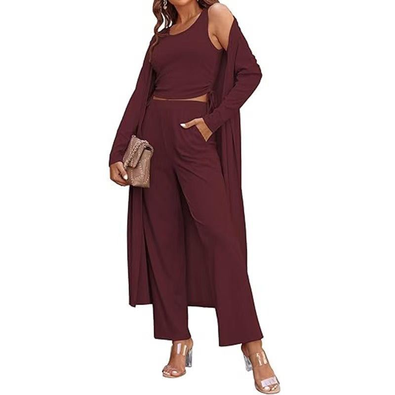 Drune | Strickweste Taschen Drei-Teile-Set