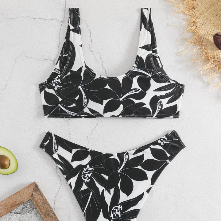 Damen Bikini-Set mit floralem Design Drune