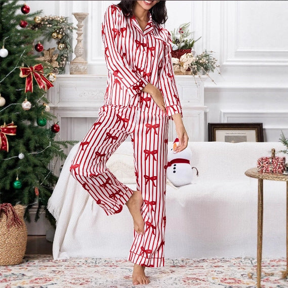 Damen Pyjama mit festlichem Design Drune