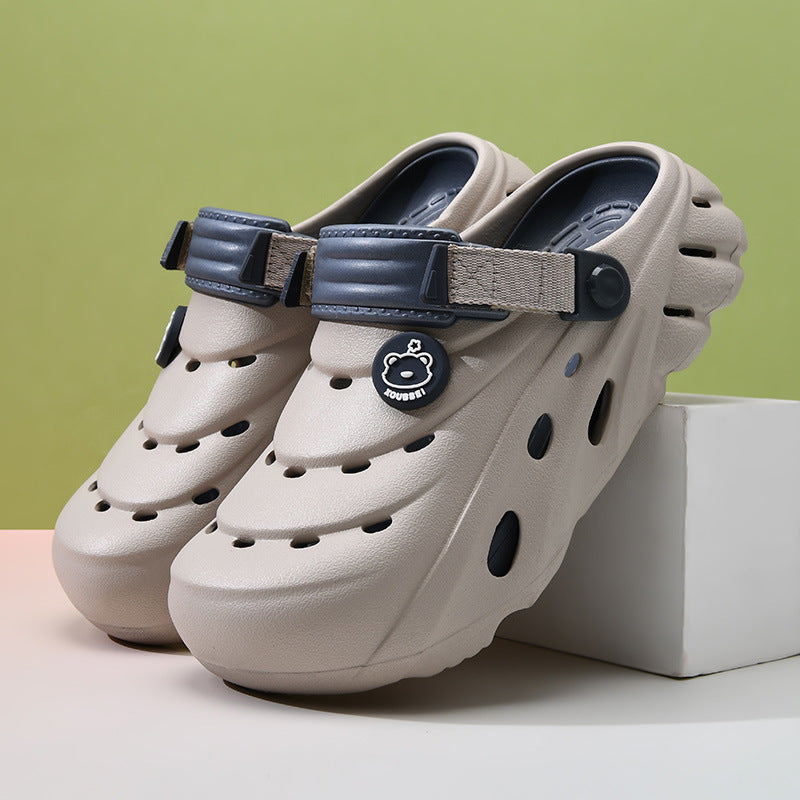 Femme Verstellbare Riemen Freizeit Clogs Drune