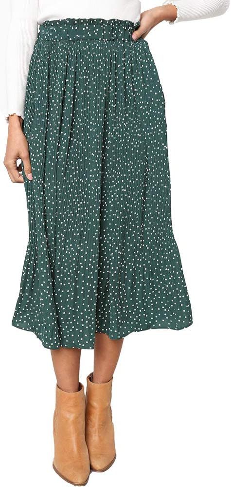 Damen Maxirock mit modischem Animal Print Drune