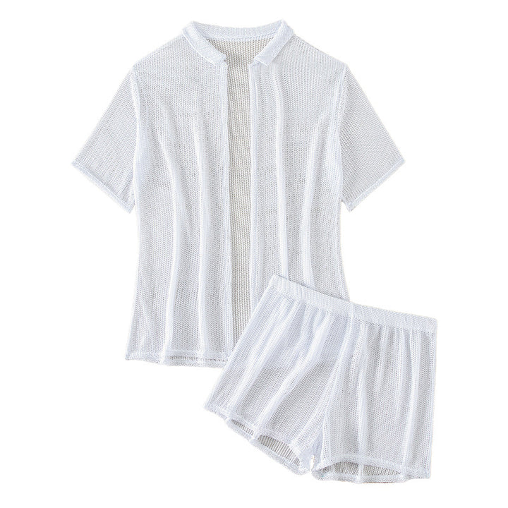 Damen lässiger Sommerstrickanzug Drune