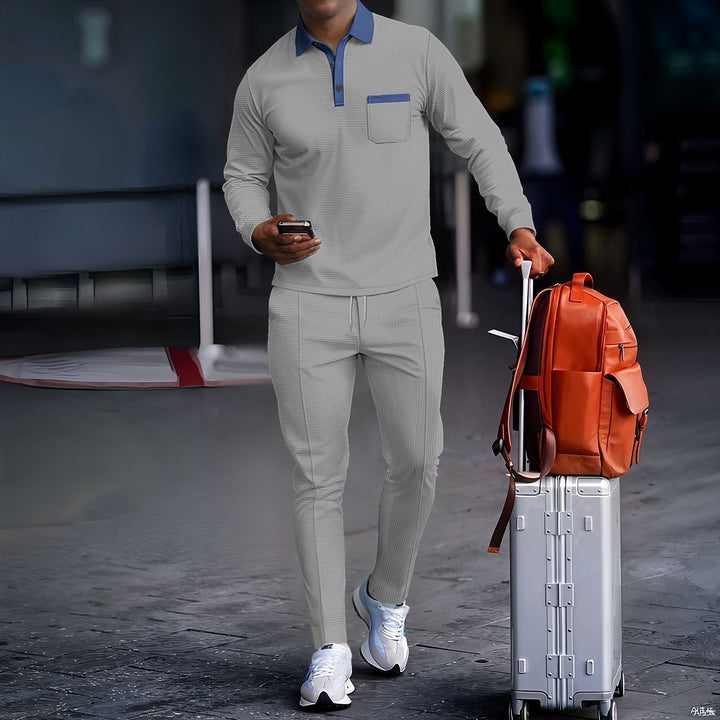 Herren modisches Polyester-Trainingsanzug mit atmungsaktive Eigenschaften Drune