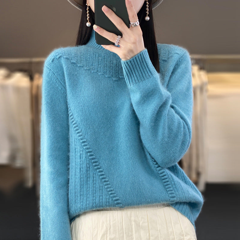 Damen Eleganter und bequemer Strickpullover mit einzigartigem Design Drune