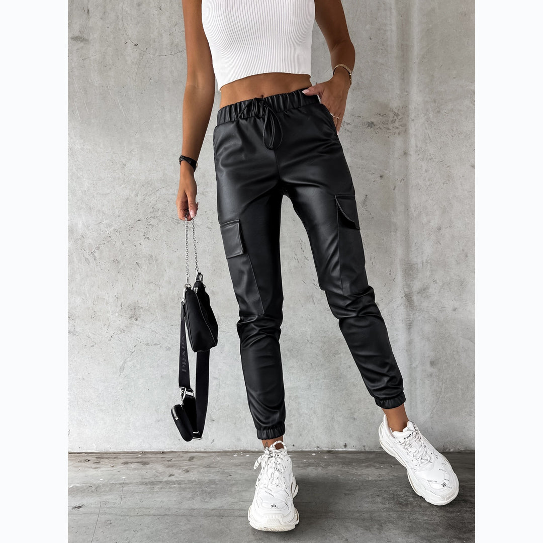 Damen Cargo-Hose mit flexiblem Bund und seitlichen Taschen Drune
