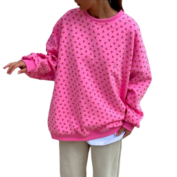 Damen Sweatshirt im floralen Design Drune