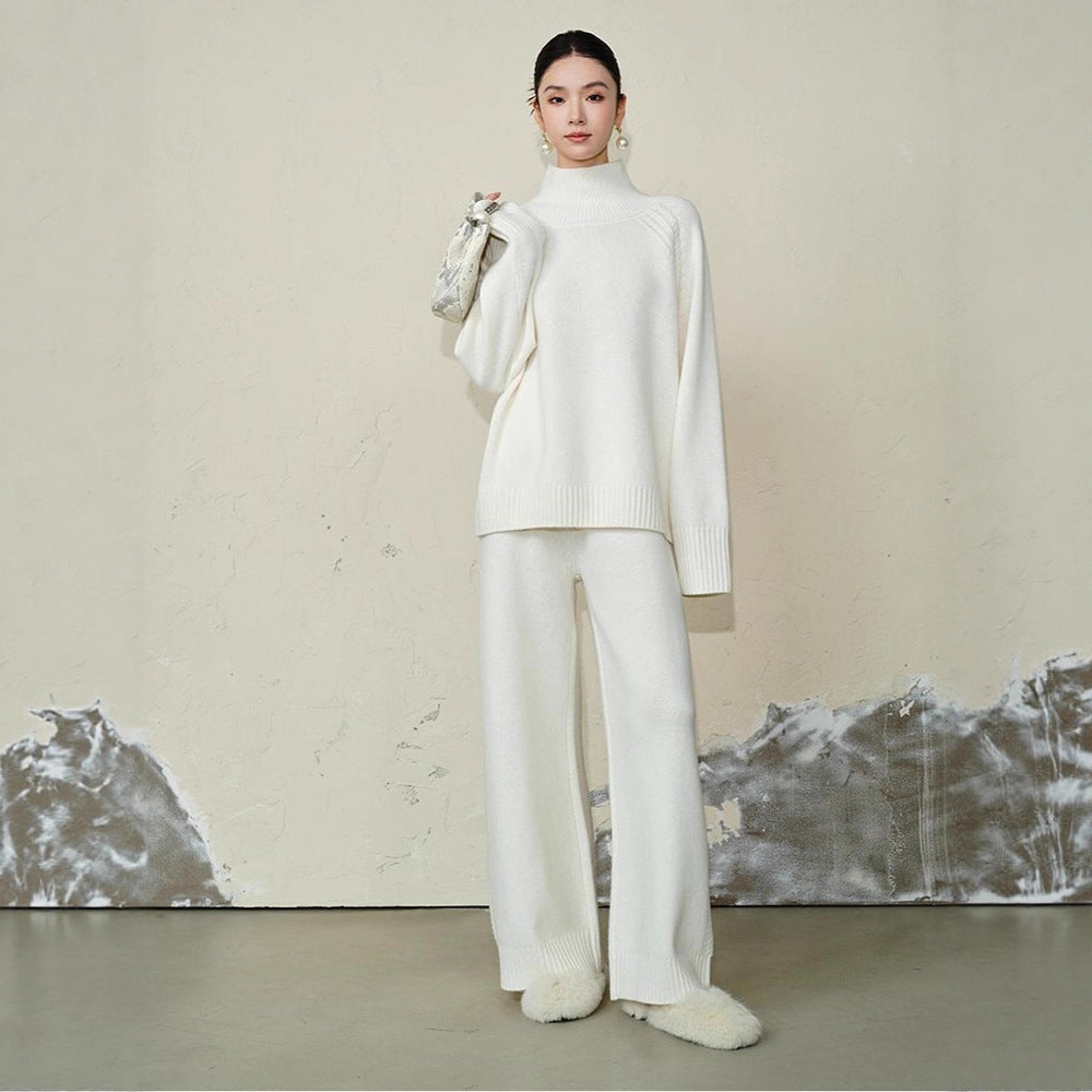 Damen Komfortable und weiche Strickhose Drune