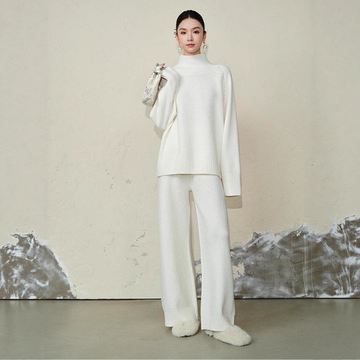 Damen Komfortable und weiche Strickhose Drune
