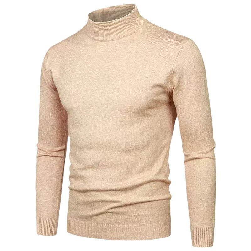 Herren Rollkragenpullover aus hochwertigem Strickmaterial mit feiner Textur Drune
