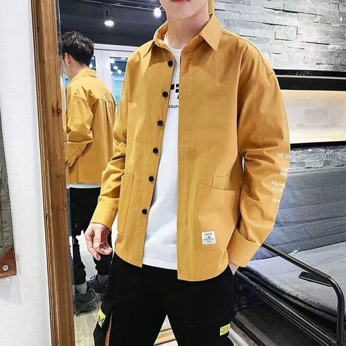 Herren lässige Utility-Jacke mit praktischen Taschen und stylischem Schnitt Drune