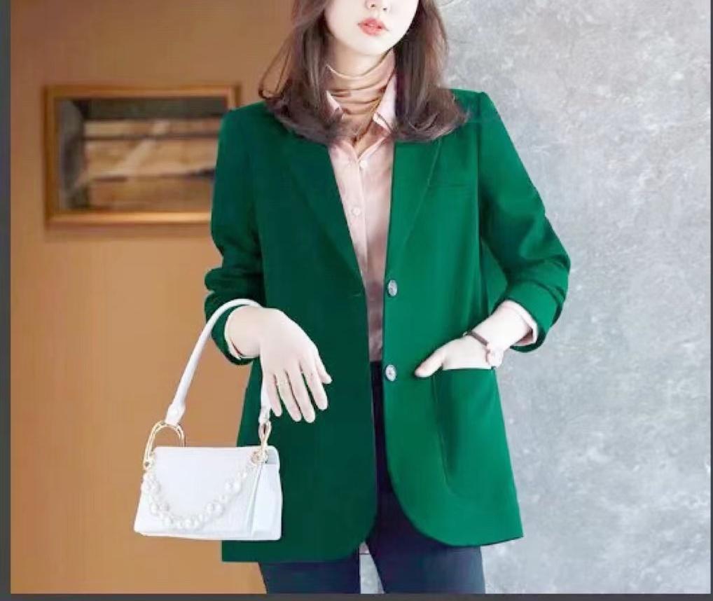 Damen Eleganter und moderner Blazer mit aufgesetzten Taschen Drune