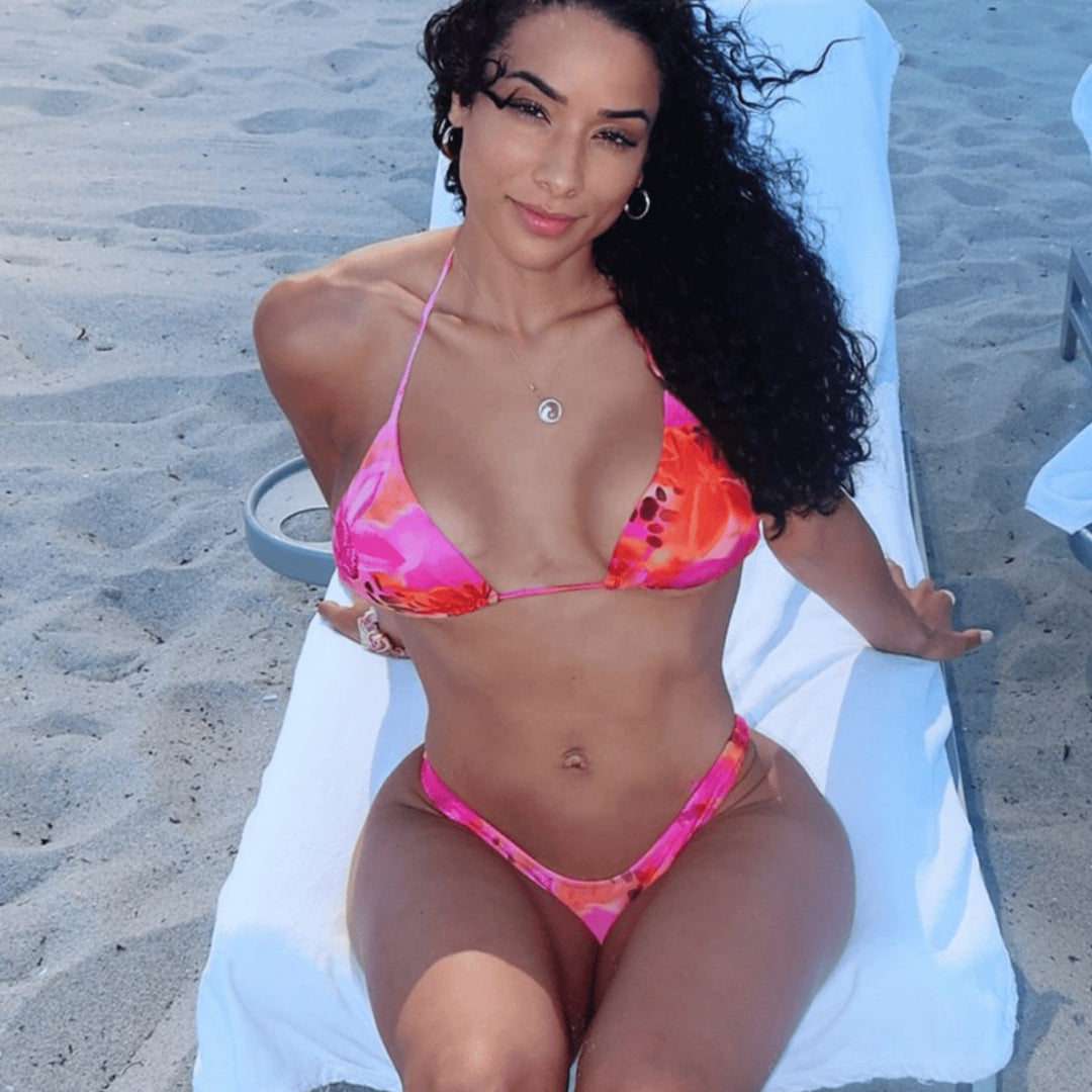 Damen Triangel-Bikini mit elegantem Hochschnitt Drune