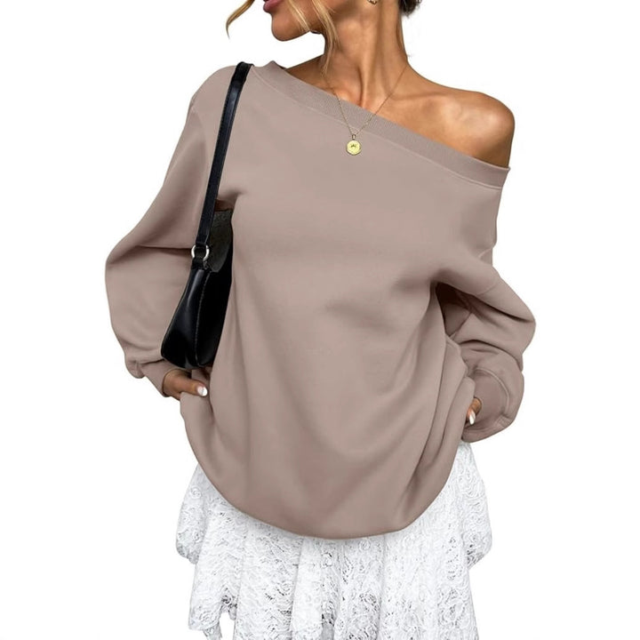 Damen Oversized Sweatshirt Drune