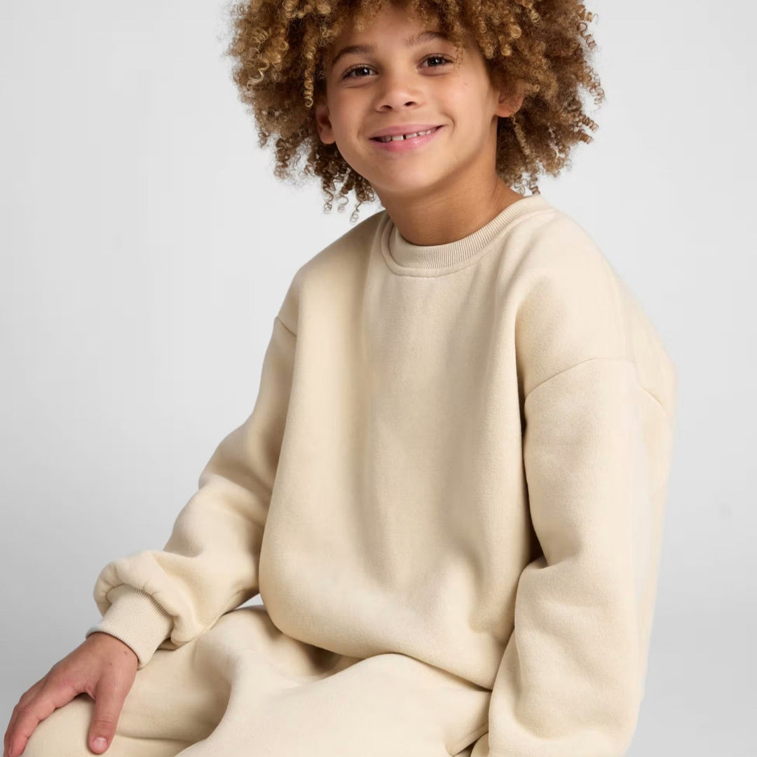 Damen lässiges Sweatshirt mit überschnittenen Schultern und weichem Material Drune