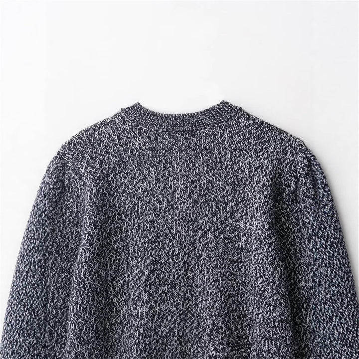 Damen Strickjacke mit innovativem Texturmuster und Knopfleiste Drune