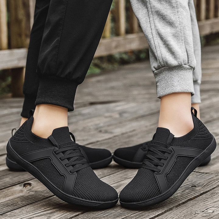 Herren nan urbaner Strick-Freizeit-Sneaker mit elastischem Schlupfschaft, thermoplastischer Seitenverstärkung und stoßdämpfender Leichtlaufsohle Drune