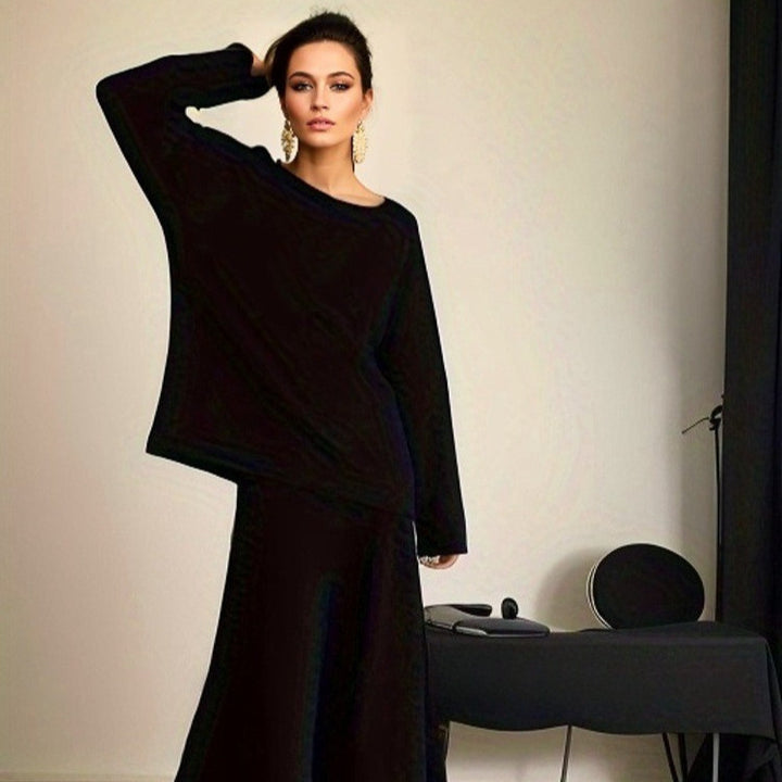 Damen Elegantes und komfortables Strickensemble Drune