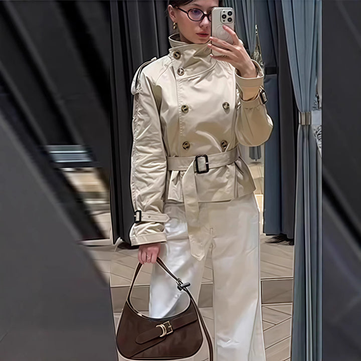Damen Trenchcoat mit eleganten Details Drune