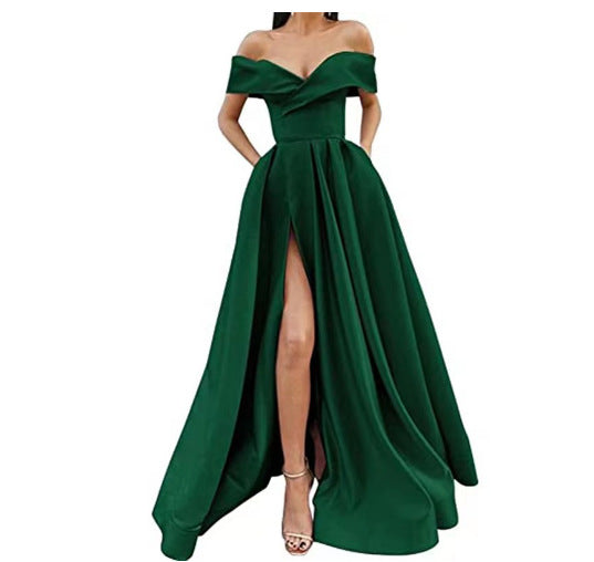 Drune | eBay Satin Mehrfarbiges Tiefes V-Ausschnitt Kleid