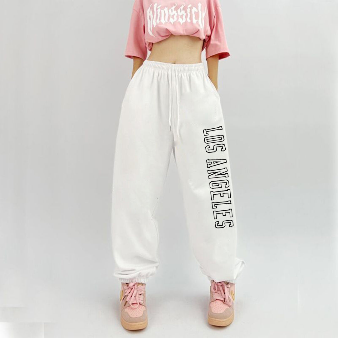 Damen Bequeme Sporthose mit praktischem Schnitt und Schriftzug Drune