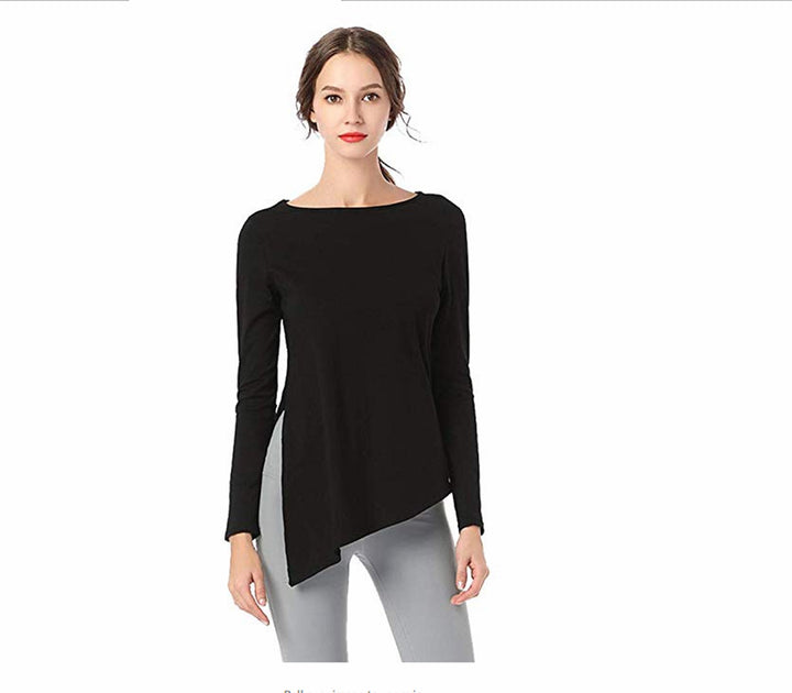 Damen asymmetrisches Langarmshirt Drune
