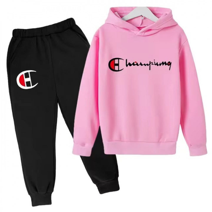 Unisex nan Kapuzenpullover mit Jogginghose Freizeitset Drune