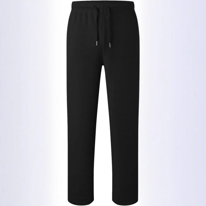 Damen nan weite High‑Waist Palazzo-Loungehose mit elastischem Komfortbund, Kordelzug und seitlichen Eingrifftaschen Drune