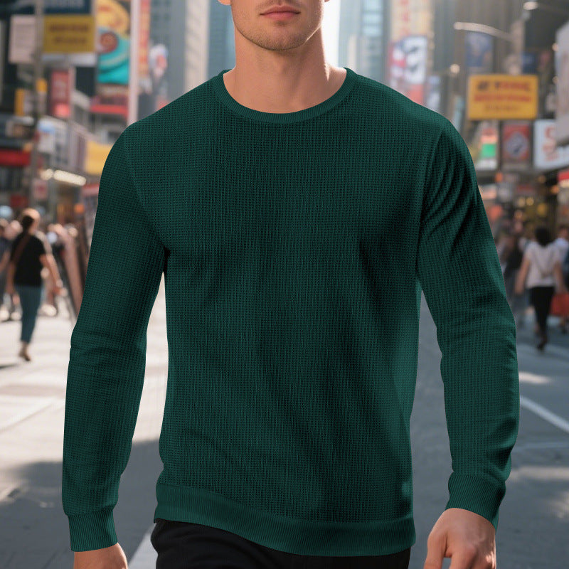 Herren hochwertiger Langarmpullover Drune