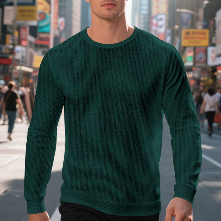 Herren hochwertiger Langarmpullover Drune