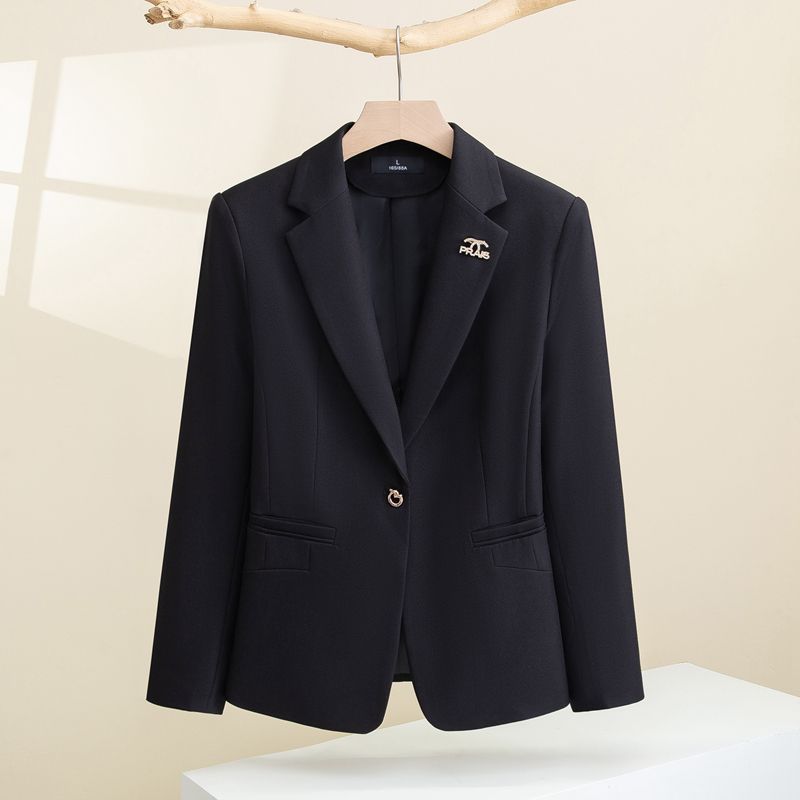 Damen Eleganter Blazer mit strukturiertem Design und schmaler Passform Drune
