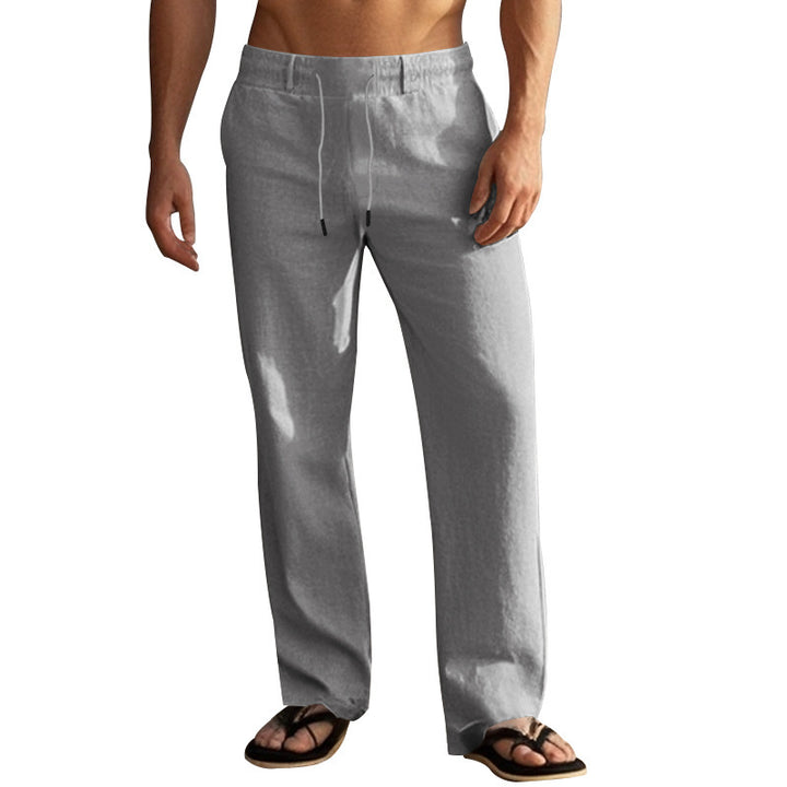 Herren Bequeme Strandhose mit elastischem Bund und praktischen Seitentaschen Drune