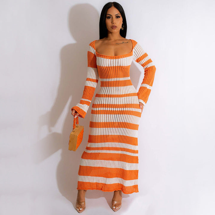 Damen Mesh-Kleid Drune