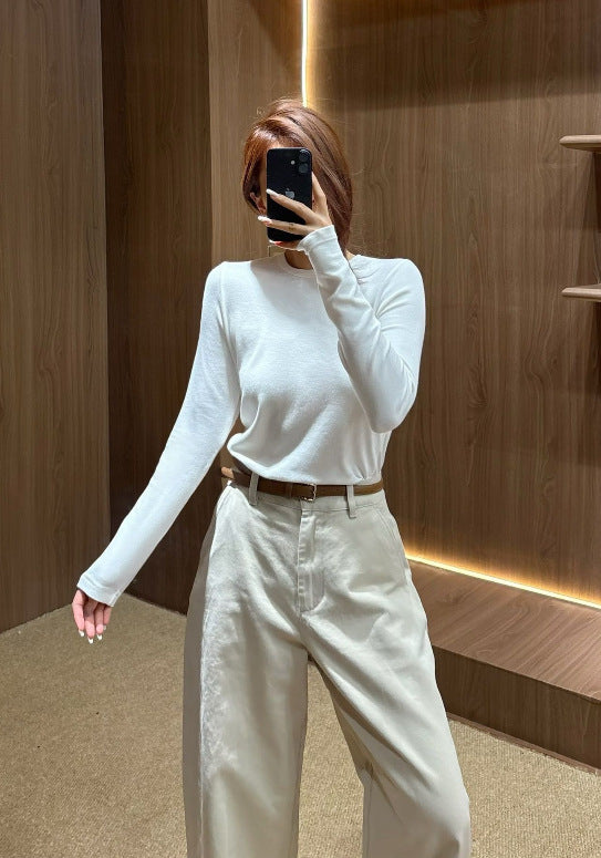 Damen lässiger Langarmshirt Drune