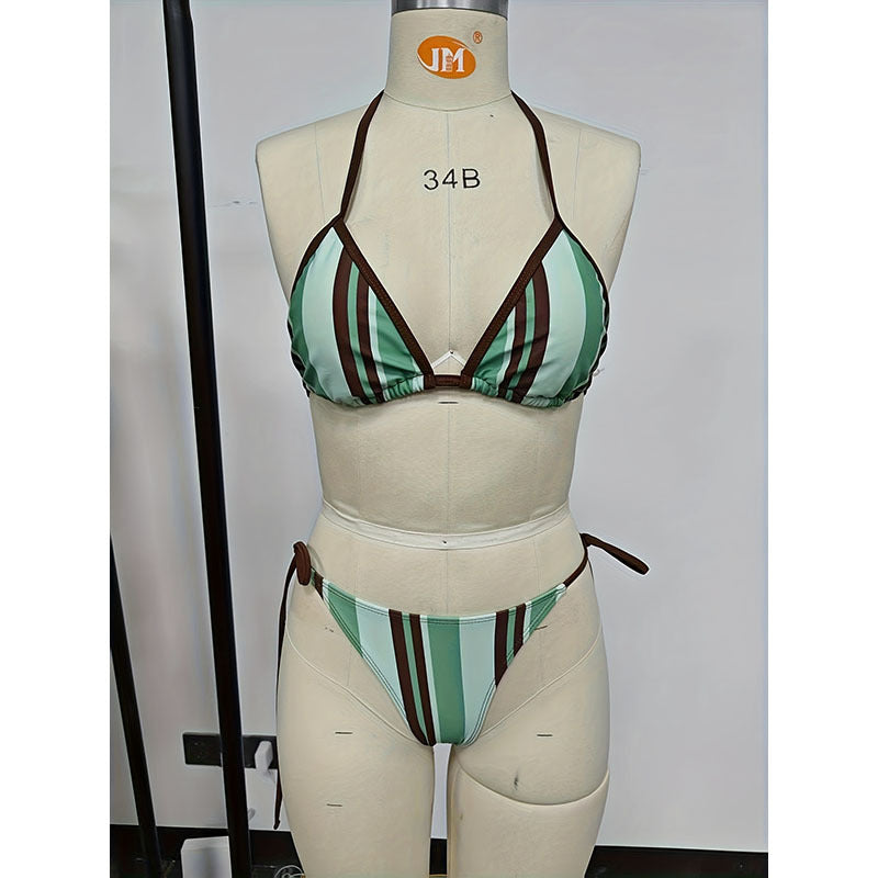 Damen Triangel-Bikini mit verstellbaren Trägern Drune