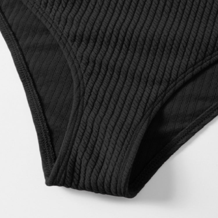 Damen Sportliches Bikini-Set mit Hochgeschnittenem Höschen und Racerback-Oberteil Drune