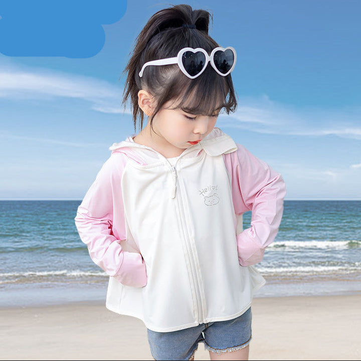 Jungen Outdoor-Schutzjacke mit Kapuze Drune