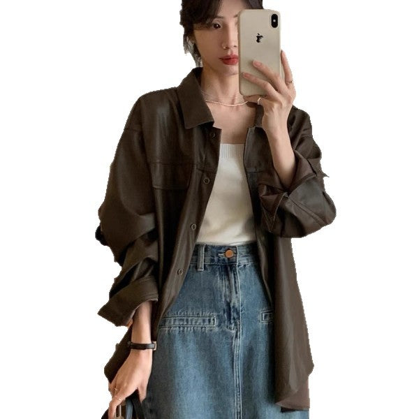 Damen Oberbekleidungsjacke im modischen Oversized-Stil mit praktischen Taschen Drune