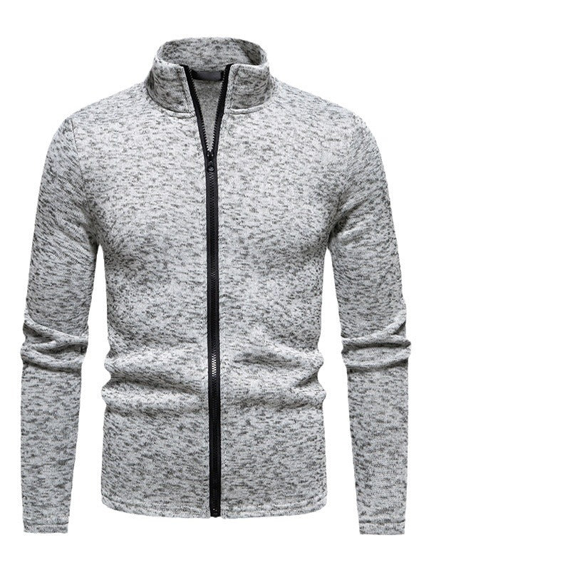 Herren Fleecejacke mit Stehkragen und durchgehendem Reißverschluss Drune