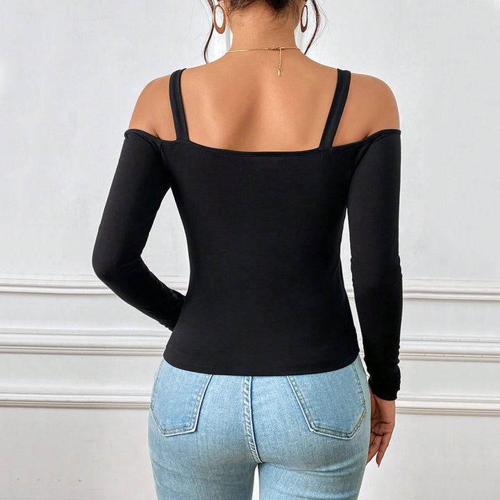 Damen Body mit tragbarem Off-Shoulder-Design Drune