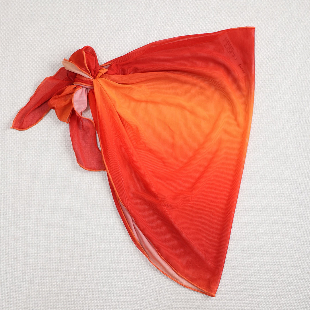 Damen Wickelrock aus leichtem Chiffon Drune