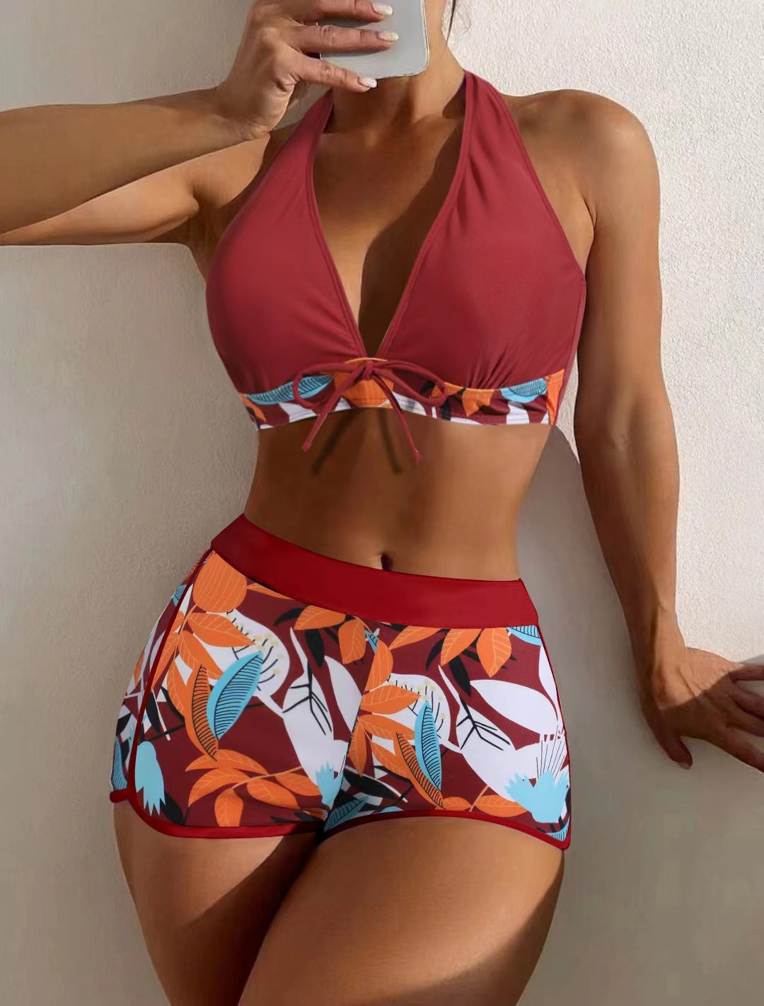 Damen Bikinibrief mit elegantem Sport-Bra Drune