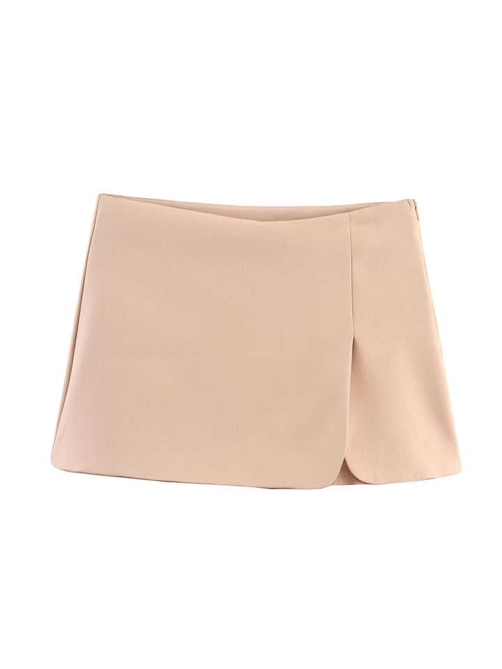 Damen Minirock mit exklusivem Schnitt und eleganter Drapierung Drune
