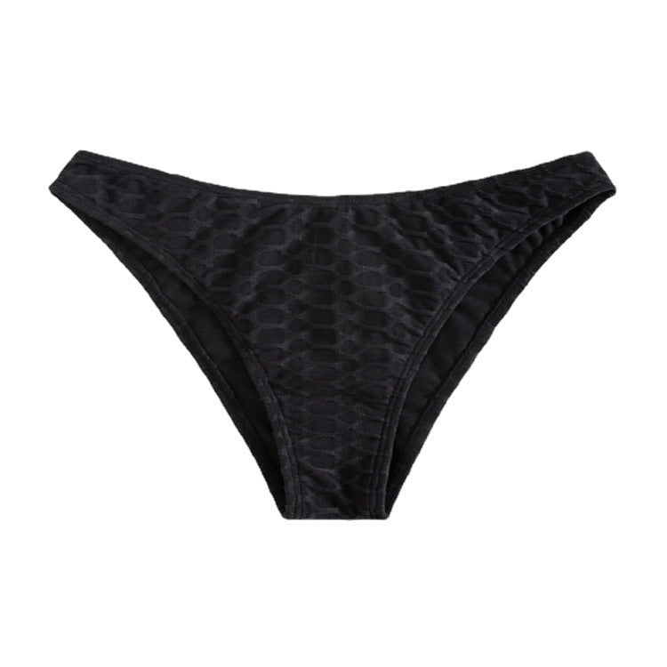 Damen Hochgeschnittene Bikinihose mit raffinierten Rüschendetails Drune