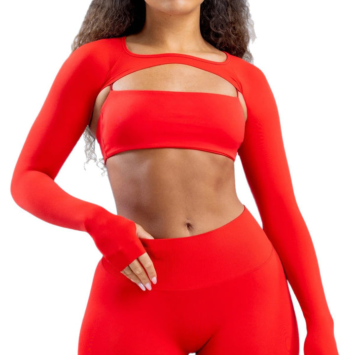 Damen Sportlicher Bikini-Oberteil mit schmalen Trägern Drune