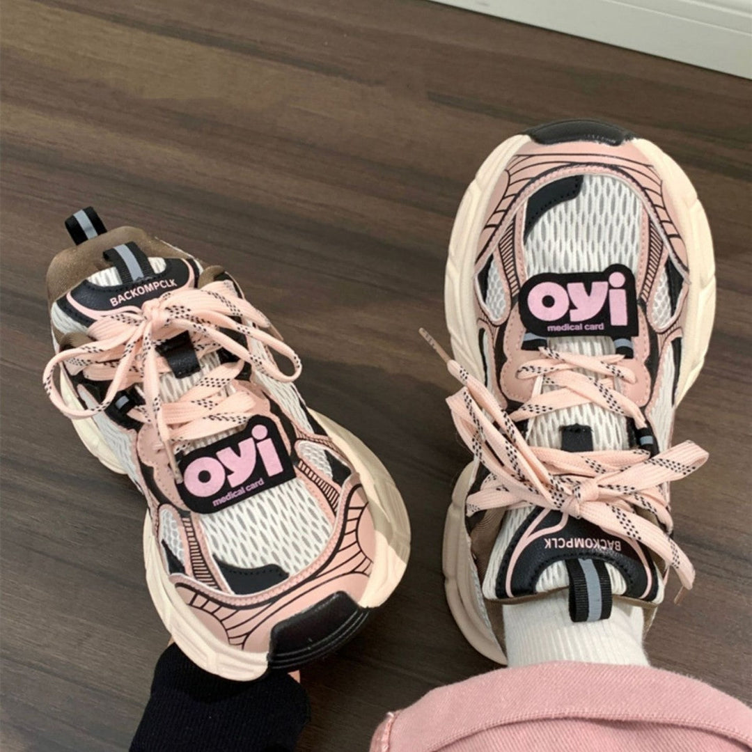 Damen Atmungsaktive Lauf Sneakers mit gepolsterter Sohle und trendigem Design Drune